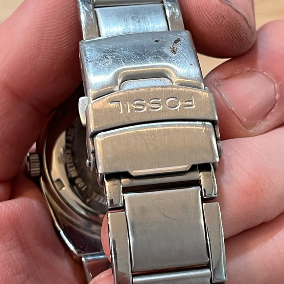 Men's Fossil Watch. Multi function face. BQ-9090, 250103. Working Watch rare - Picture 4 of 4
